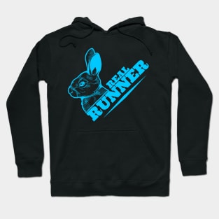 Real runner funny bunny for running days. Hoodie